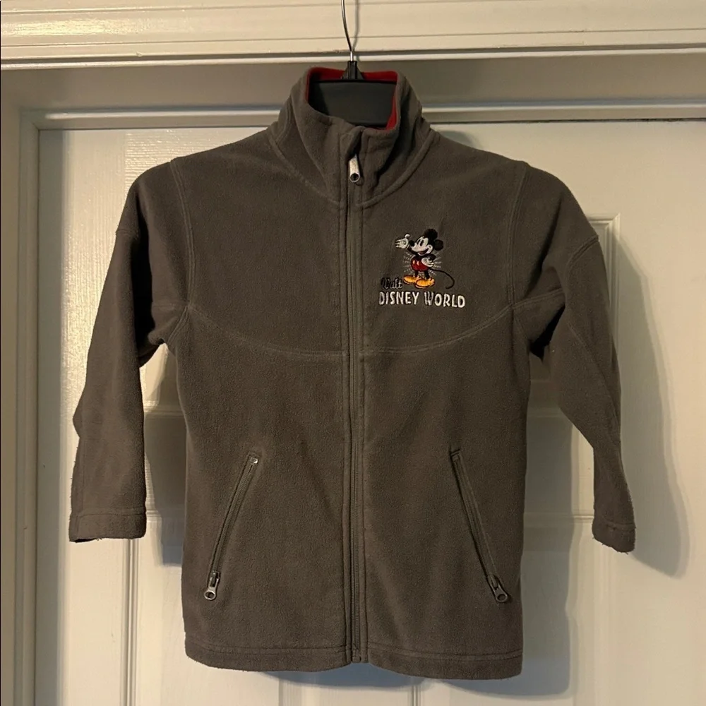 Disney Parks Kids Mickey Mouse Fleece Jacket – Walt Disney World 1971 – Size S